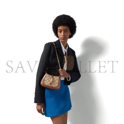 GUCCI JACKIE 1961 CRYSTALS MINI BAG ‎675799 (19*13*3cm)